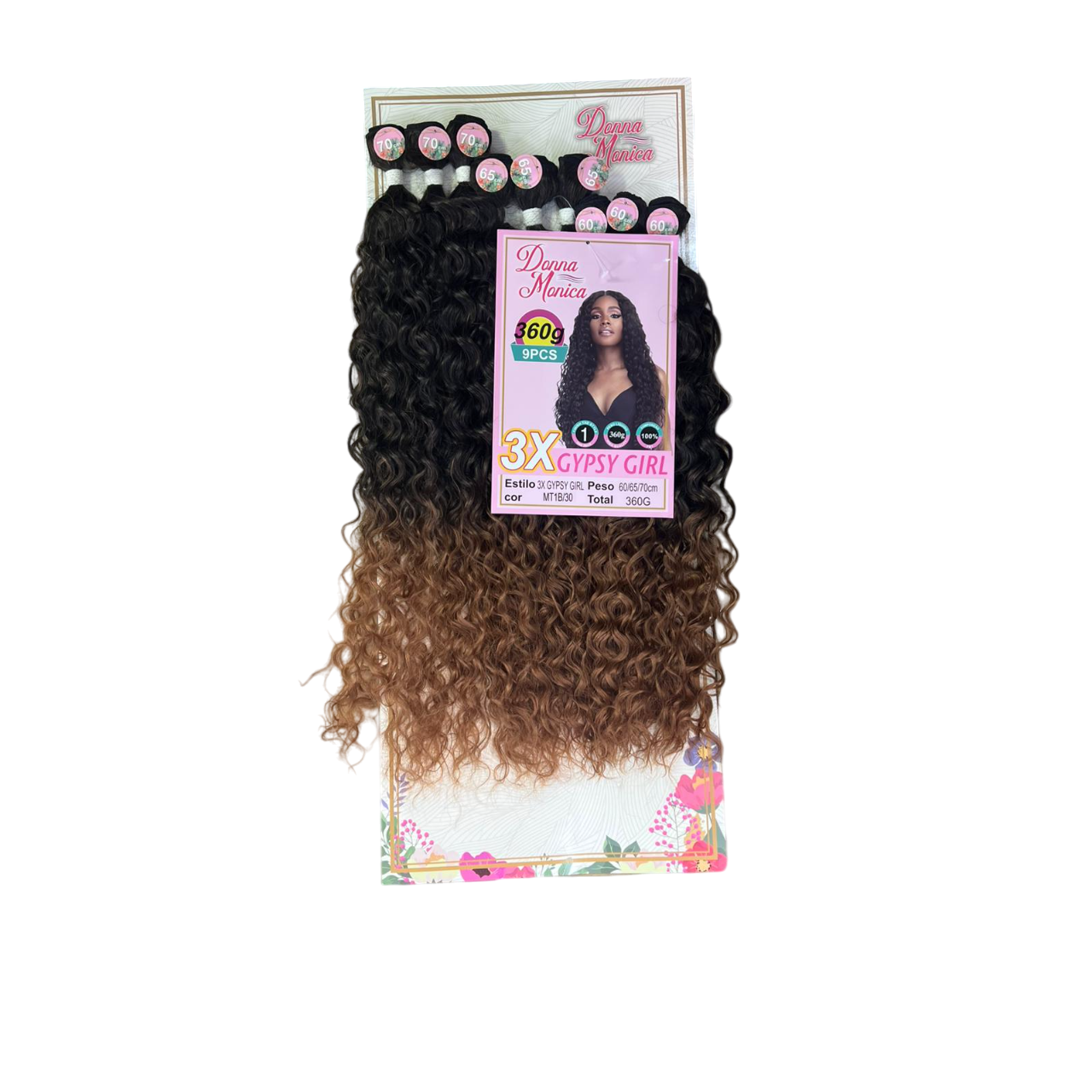 D.M 3X GYPSY GIRL BIO FIBRA 60/65/70CM MT1B/30